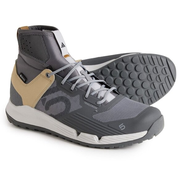 Adidas Five Ten Trail Cross Mid Pro Mountain Bike Shoes, Grey, Unisex Size 8M/9W